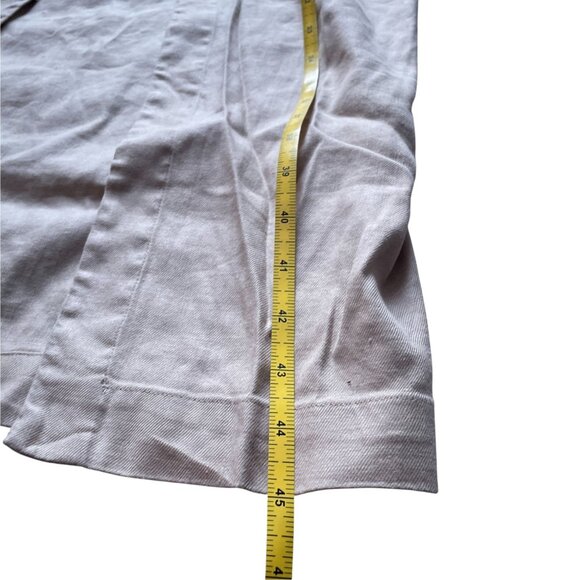 Linen Halter V-Neck Tan Dress SZ M NWT Anthropologie - Picture 7 of 13